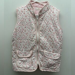 Sal and Pimenta pink girls vest. Size 8.
